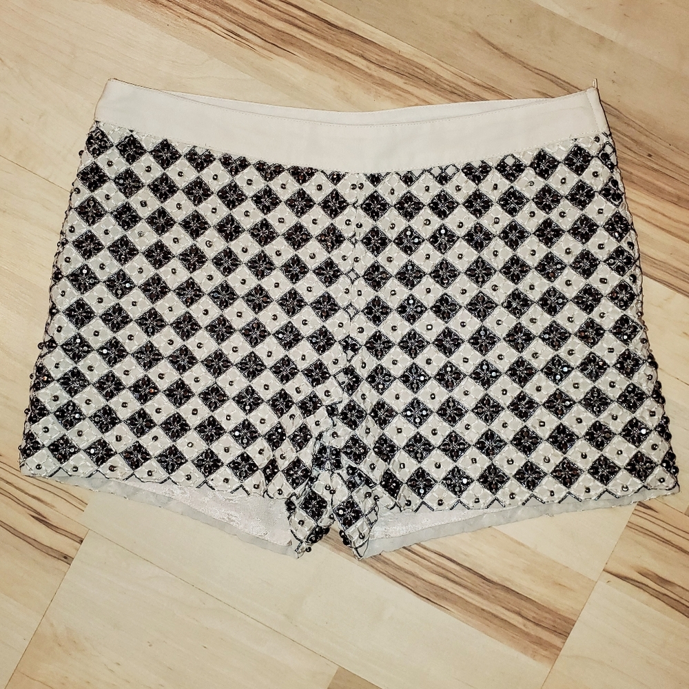 Beaded and Embroidered Beyonce Booty Shorts Size 2